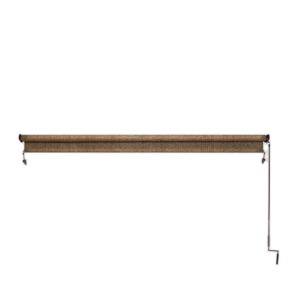 Walnut Cordless UV Blocking Outdoor Roller Shade 120" W x 96" L