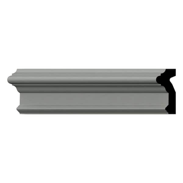 Ekena Millwork 2 in. D x 2 in. W x 96 in. L Primed Polyurethane Panel Moulding