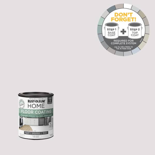 1 qt. Steam Gray Interior Floor Base Coating