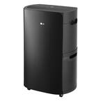 PuriCare 50-Pint Dehumidifier with Clear Bucket with Handle and Drain Pump, Wi-Fi Enabled