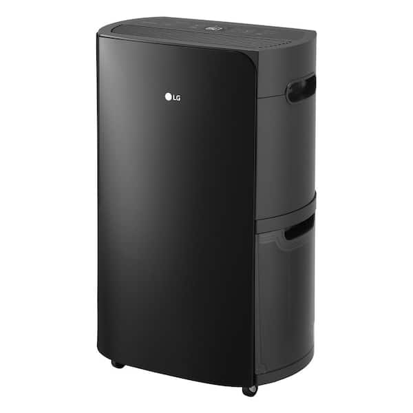 LG Electronics PuriCare 50-Pint Dehumidifier with Clear Bucket with Handle and Drain Pump, Wi-Fi Enabled