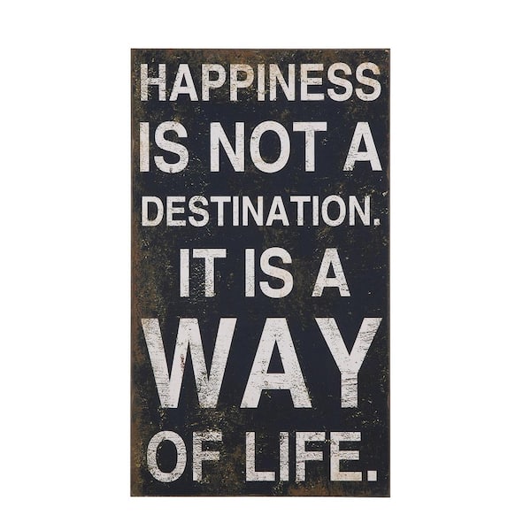 Unbranded 27.5 in. x 15.75 in. "Way of Life" Wall Art