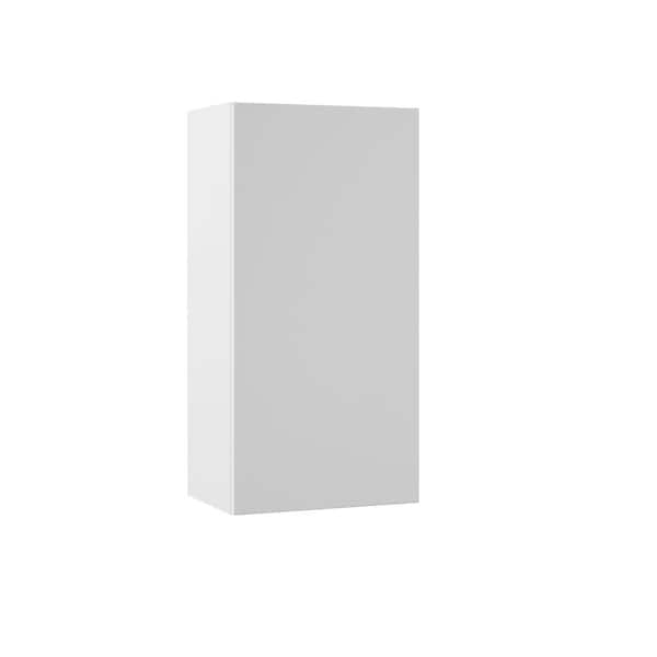 Hampton Bay Designer Series Edgeley Assembled 18x36x12 in. Wall Kitchen Cabinet in White