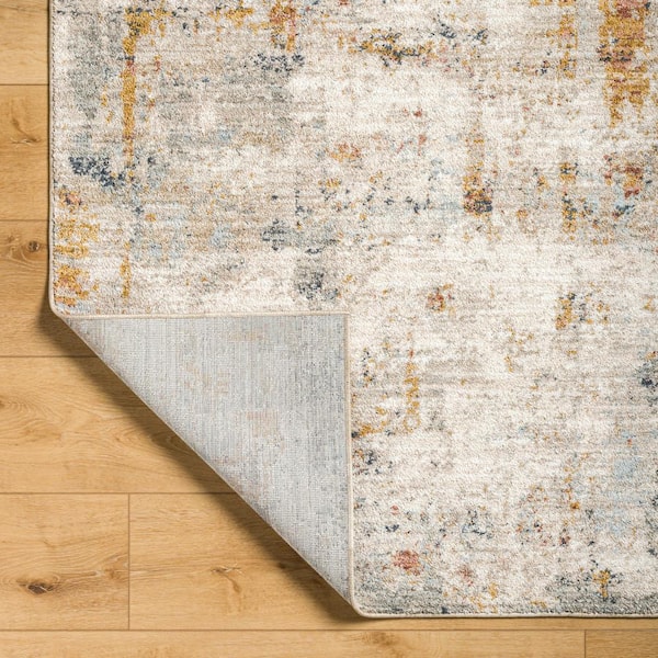 Beckham Gray/Beige Ombre 5 ft. x 7 ft. Indoor Area Rug