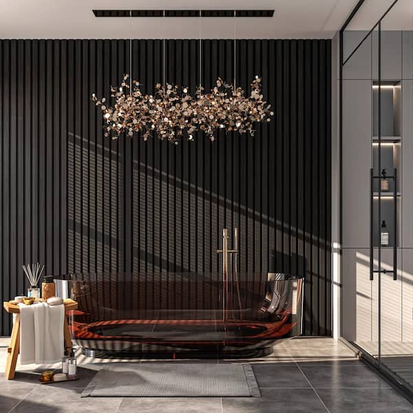 Ejoy 94 in. x 23.6 in x 0.8 in. Acoustic Vinyl Wall Cladding