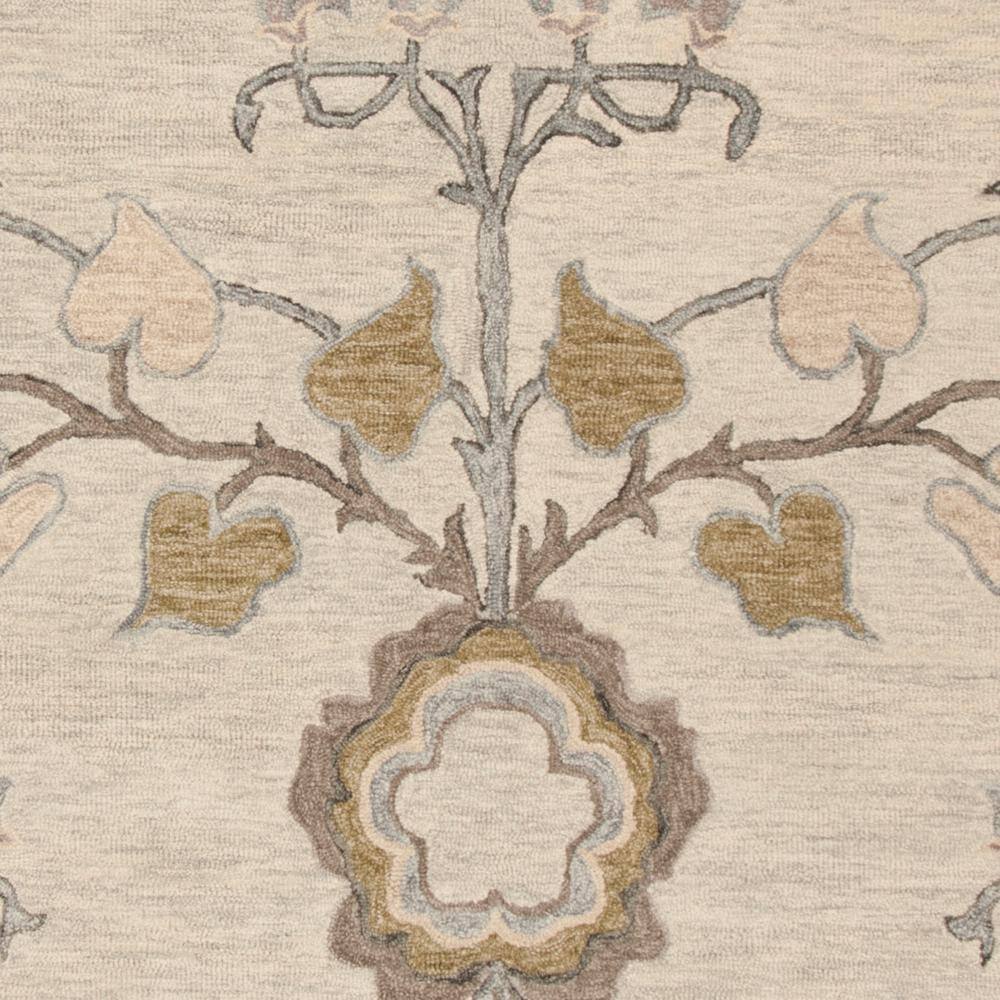 Gray Handmade Wool 8' x 10' Tufted Area Rug