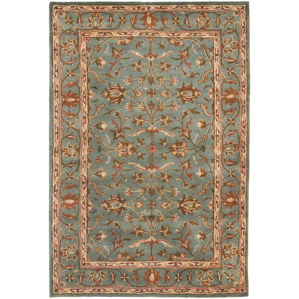 Heritage Blue Hand-Tufted Wool 9' x 12' Area Rug