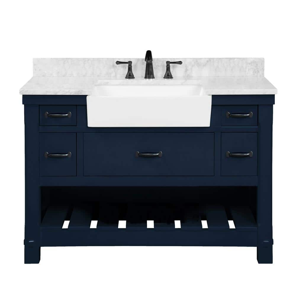 Home depot deals navy vanity