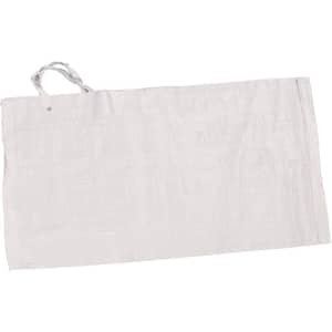 (12 Pack) 1 Dozen - Durable Cotton Drawstring Tote Bags (White)