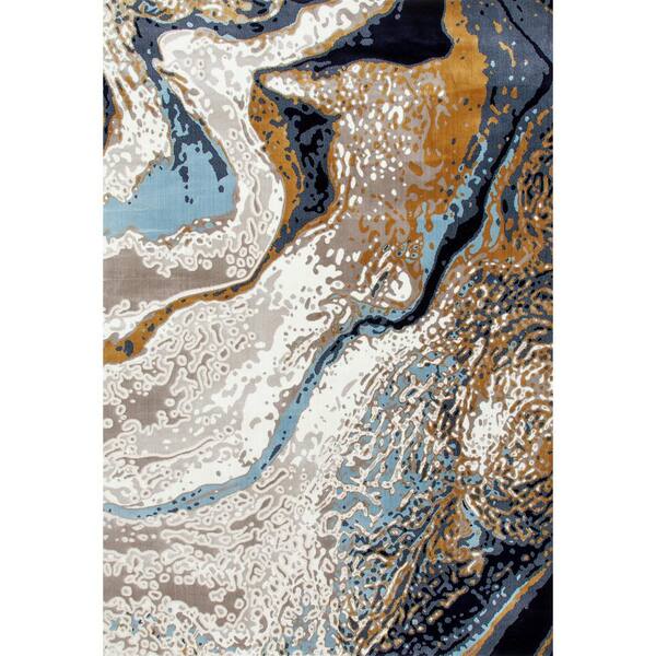 Art Carpet Titanium Geode Linen 9 ft. x 12 ft. Area Rug 841864116267