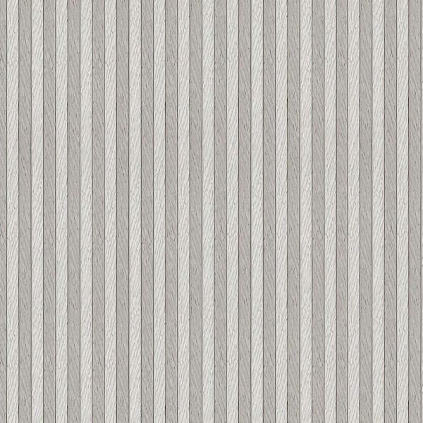 Vsmile 2 Rolls Gray and White Wood Slat Grain Peel and Stick Removable Vinyl Wallpaper Roll(Covers 25.48 sq.ft.)