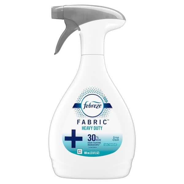 Febreze - 27 oz. Crisp Clean Heavy-Duty Odor Eliminating Fabric Freshener (4-Pack)