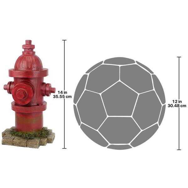Realistic Modern Fire Hydrant Statue Puppy Dog Post Fire Plug Sculpture NEW 