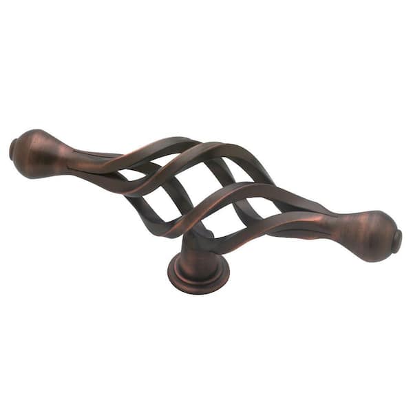 Liberty Birdcage 4-13/16 in. (122mm) Venetian Bronze Ball End Cabinet Knob