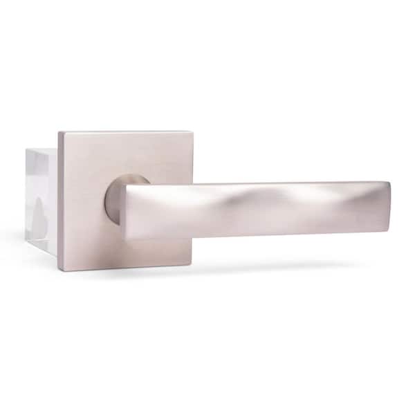 Essex Satin Nickel Double Dummy Modern Door Lever