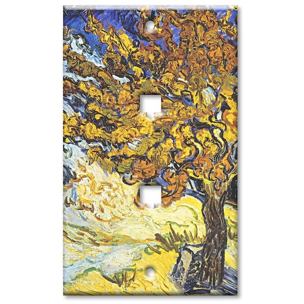 Art Plates Van Gogh Mulberry Tree 2 Phone Jack Wall Plate