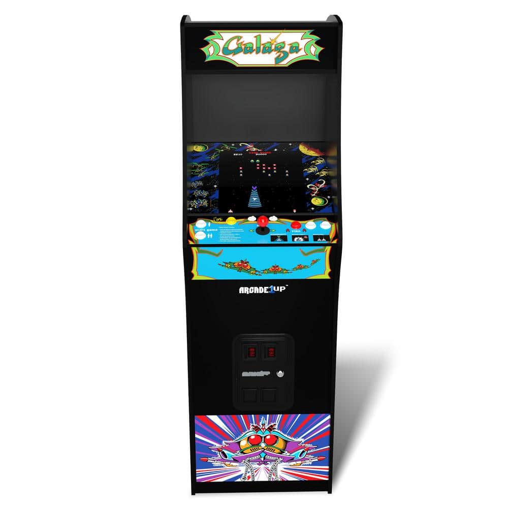 Arcade1Up GALAGA Deluxe 5ft Stand-Up Arcade Machine with 14 Classic Games