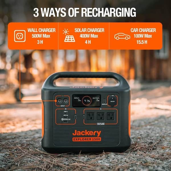 Jackery 1800-Watt Output/3600W Peak Portable Solar Power Station