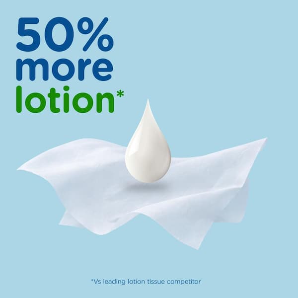 Puffs Plus Lotion 2-Ply Facial Tissue Cube Box (224-Tissues, Multi