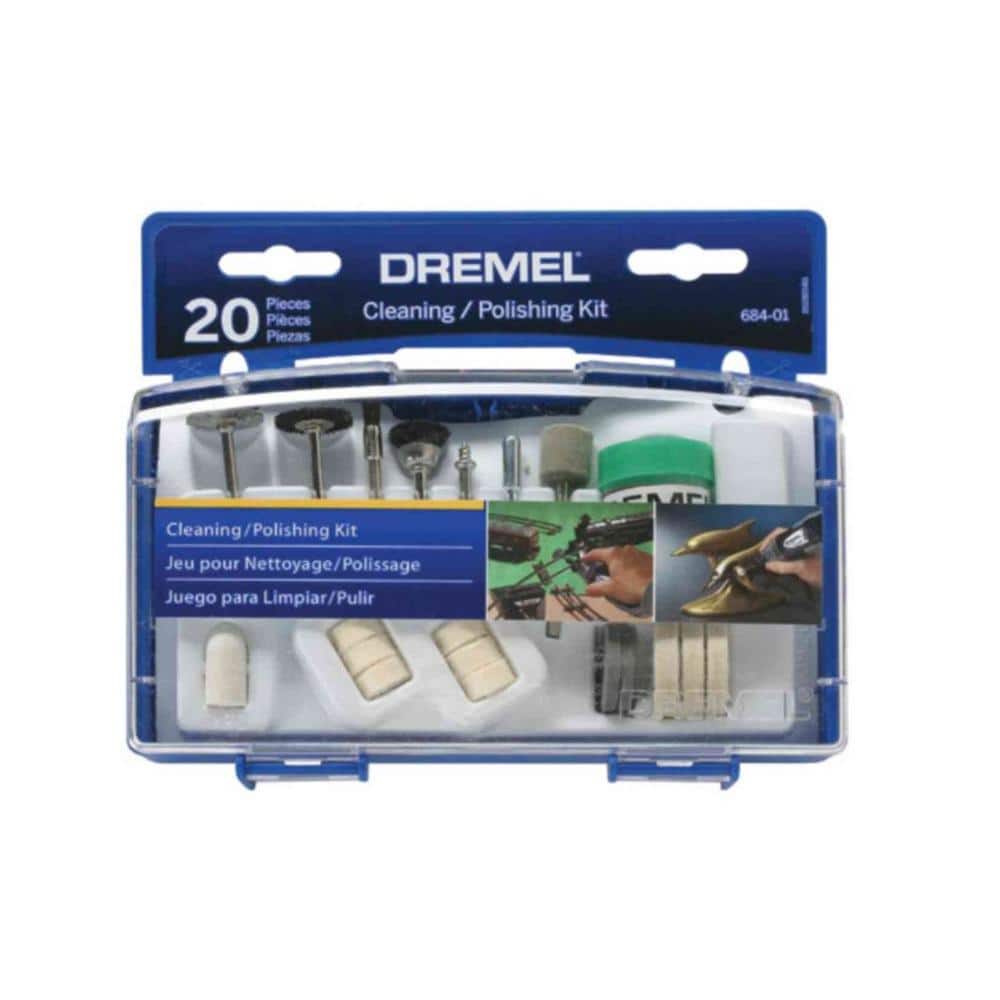 Rotary Tool Cleaning/Polishing Accessory Set (20-Piece)
