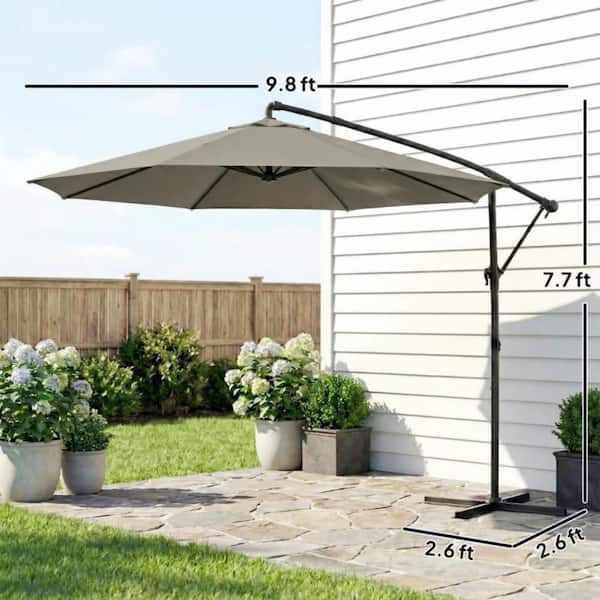 black patio umbrella with solar lights Sonkuki Patio 10 x 6.5 ft. Black LED Market Umbrellas with Solar Lights, Table Umbrella for Patio and Outdoor with Tilt Button