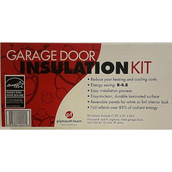 Unbranded - Garage Door Insulation Kit (8 Reflective/White Panels)