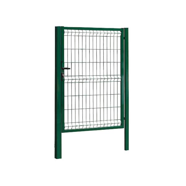 Durofence 4 ft. x 5 ft. x 5 in. Green Powder Coating Galvanized Welded Wire
