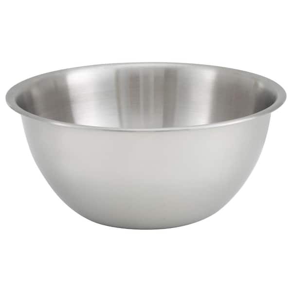 Winco 5 Qt. Stainless Steel Heavy-Duty Mixing Bowl
