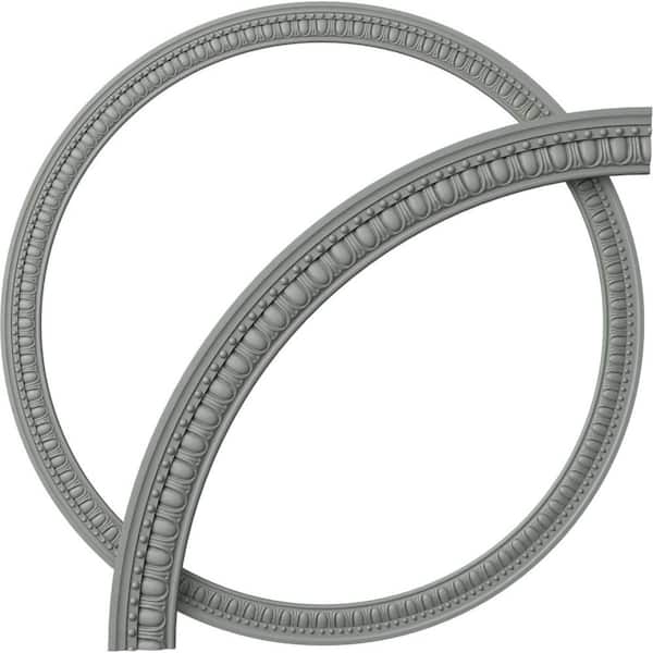 Ekena Millwork 4 .92 ft. Unfinished Artis Egg and Dart Ceiling Ring Kit