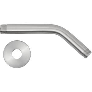 thumbnail image 2 of Weirun Straight Shower Arm With Flange Ceiling Mount,8 Inch Round Rain Shower Head Extension Arm Replacement,Shower Head Extension Pipe Chrome 2 of 12