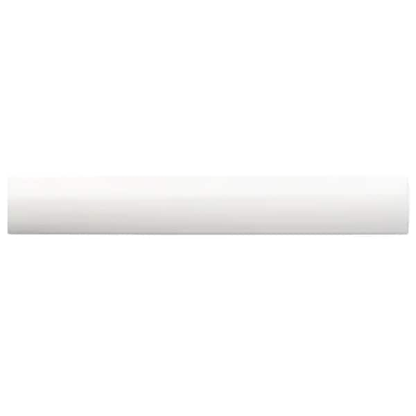 Ivy Hill Tile Remington White 1.18 in. x 7.87 in. Polished Porcelain ...