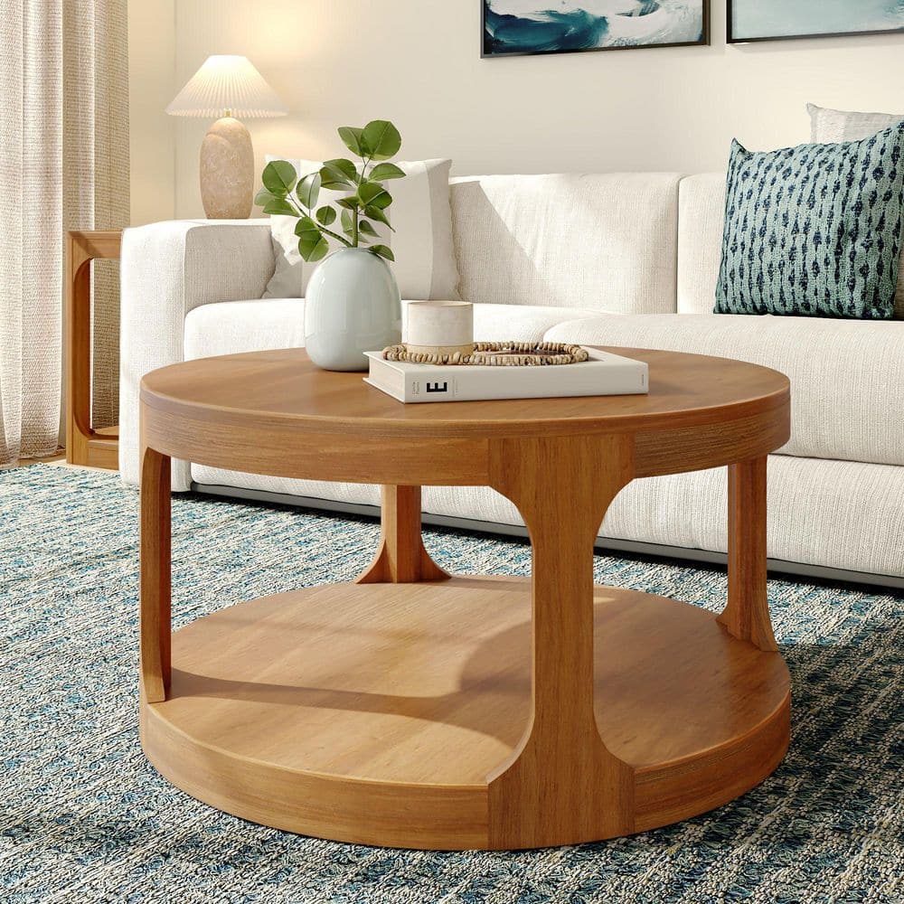 Plank and Beam Forma Round Coffee Tab...