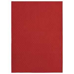 Medallion Chili Red 5 ft. x 8 ft. Geometric Area Rug