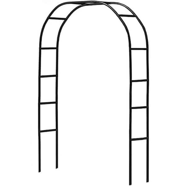 SenQWFa 94 in. Metal Garden Arch Trellis for Climbing Plants Halloween Christmas Birthday Party Baby Shower Decoration