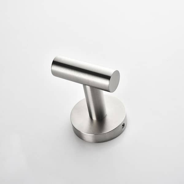 3-Piece Stainless Steel Bathroom Hardware Set with Mounting Hardware in Brushed Nickel