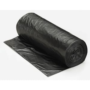 45 Gal. 22 mic 40 in. x 48 in. Black Can Liner (25 per Roll, 6-Roll per Case)