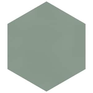 Textile Hex Kale 8-5/8 in. x 9-7/8 in. Porcelain Floor and Wall Tile (11.56 sq. ft. / Case)