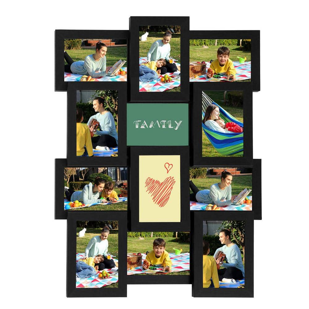 Shop SONGMICS 4X6 Collage Picture Frames, 12-Pack Picture Frames Collage  for Wall Decor, Black Photo Collage Frame, Multi Picture Frame Set with  Glass Front, Assembly Required Online