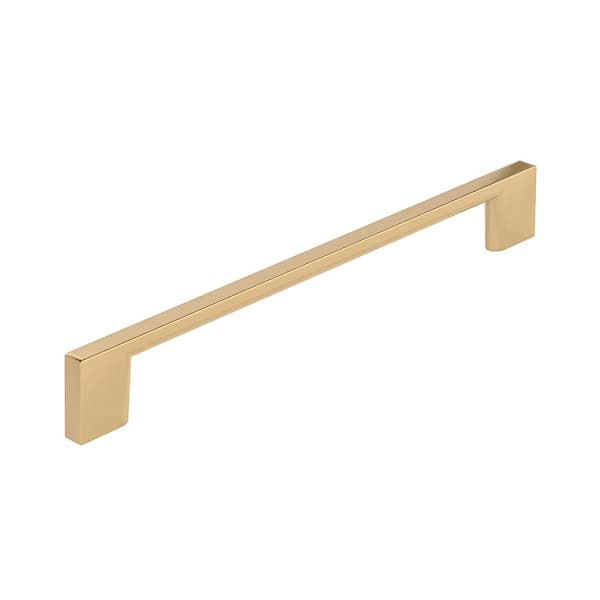 Richelieu Hardware Armadale Collection 7 9/16 in. (192 mm) Champagne Bronze Modern Rectangular Cabinet Bar Pull