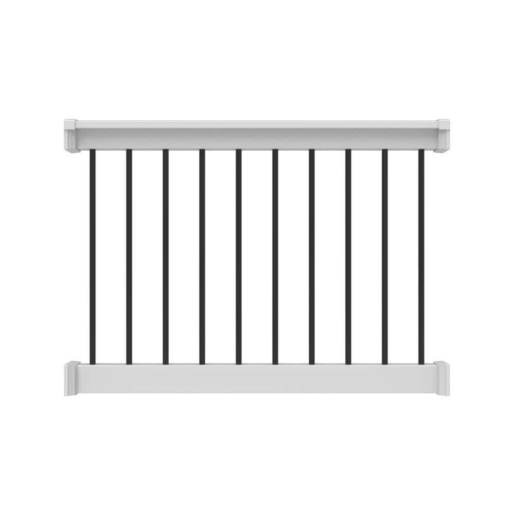 Finyl Line 4 ft. x 36 in. H T-Top Level Vinyl Rail Kit in White price history on PriceWatchPro