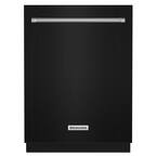 24 in. Black Top Control Built-In Tall Tub Dishwasher with Stainless Steel TubThird Level Rack, 39 DBA