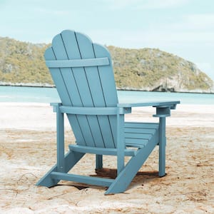 Plastic Adirondack Chair in Turquoise