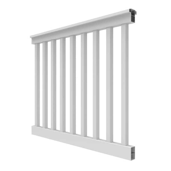 Finyl Line 4 ft. x 42 in. H T-Top Level Rail Kit in White