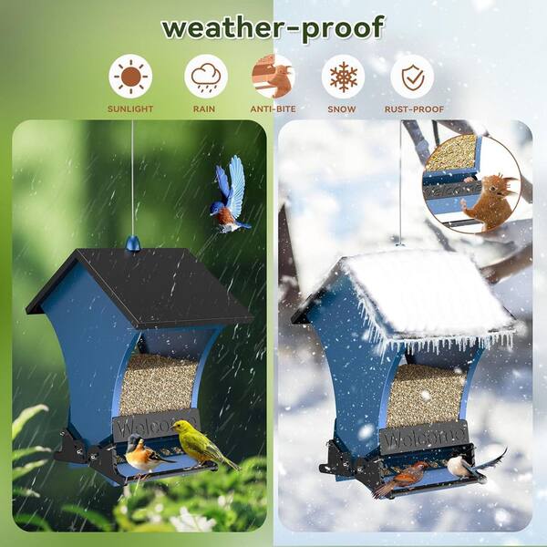 thumbnail image 2 of ZCCQ Bird Feeder For Outdoors Hanging, Wild Feeders 2 of 12