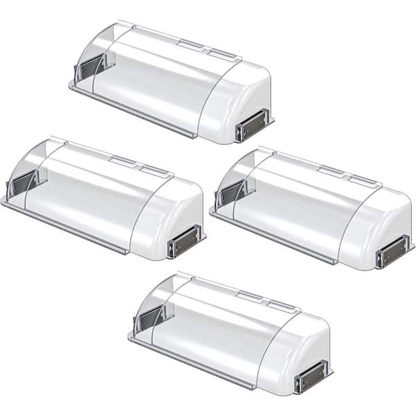 Upgrade Air Vent Covers for Home Floor, Adjustable Between 9 in. to 15 in. Vents Sidewall Floor Ceiling Registers, 4 Pcs