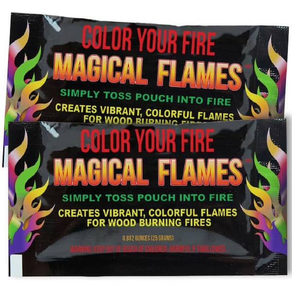 Magical Flames Magic Flames Instantly Add Vivid Color To Any Firewood Burning Fire (12-Pack)