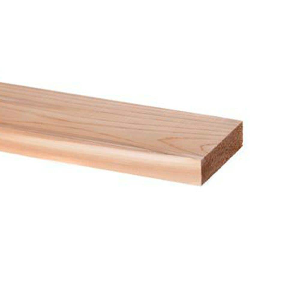 1 in. x 3 in. x 8 ft. Cedar Board 234928 - The Home Depot