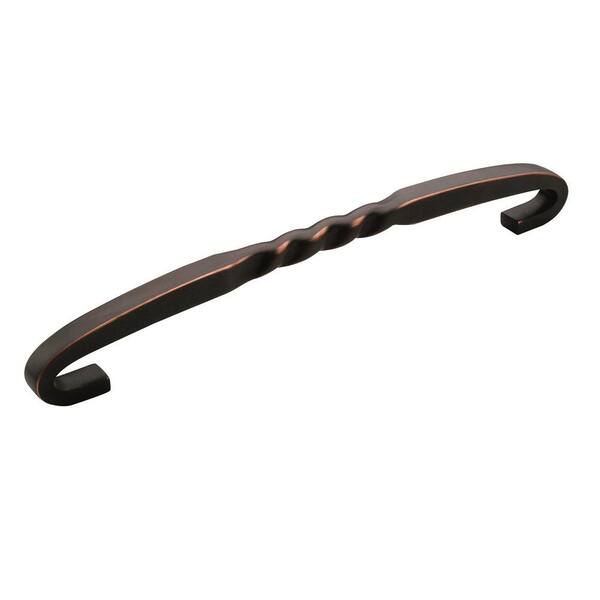 Amerock Inspirations 12 in (305 mm) Center-to-Center Oil-Rubbed Bronze Cabinet Appliance Pull