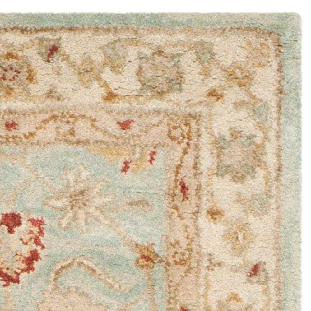 Handmade Blue Wool Tufted Persian Runner Rug