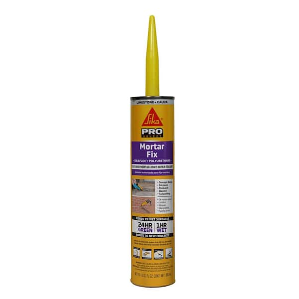 Sika 10.1 fl. oz. Sikaflex Mortar Fix Textured Joint Repair Polyurethane Sealant in Limestone